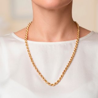 Cadena cordón oro 18k 750 60cm