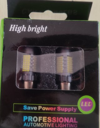 2 Bombillas LED BA15S P21W 1156 Alta Potencia