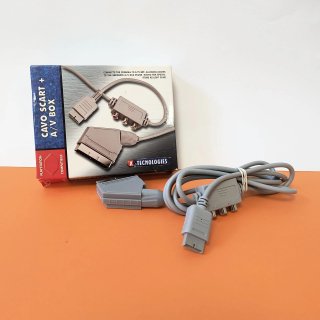 CAVO SCART + AV BOX CON SCATOLA X TECNOLOGIES