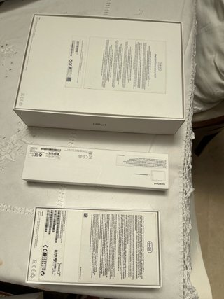 Cajas vacías Apple: iPad, iPhone, Pencil