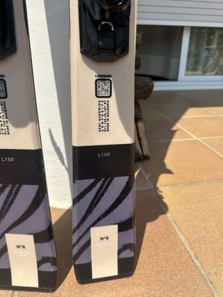 Esquís Salomon S/MAX N°6 150 cm + fijaciones M10 G