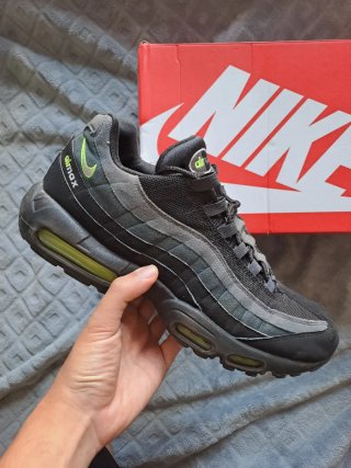 Nike Air Max 95 "Black Neon" Retro Logo - 47,5 EU