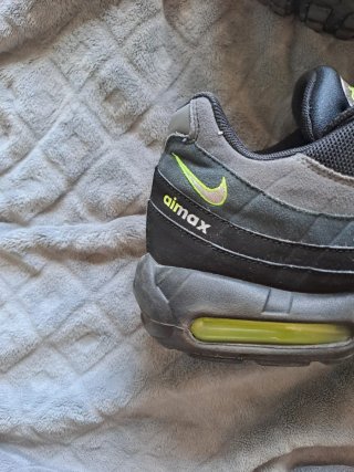 Nike Air Max 95 "Black Neon" Retro Logo - 47,5 EU