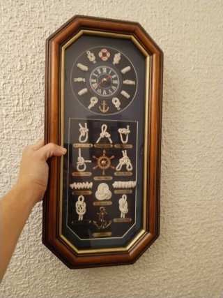 Cuadro Nudos Marineros Madera y Metal