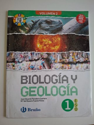 libro Biología y geología 1 eso Bruño