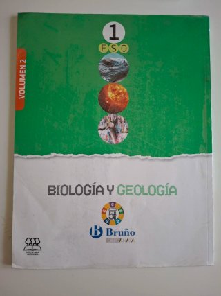 libro Biología y geología 1 eso Bruño