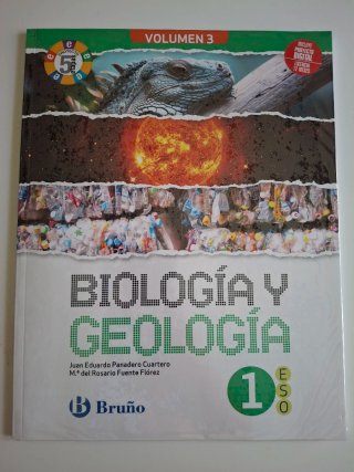 libro Biología y geología 1 eso Bruño