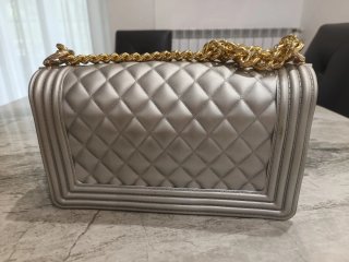 Borsa PVC Argento e Oro