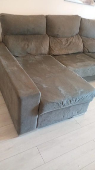 Sofá Chaiselong Gris Tela
