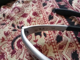 Gafas Ray-Ban plateadas para niño