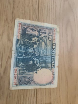 Billetes antiguos españoles