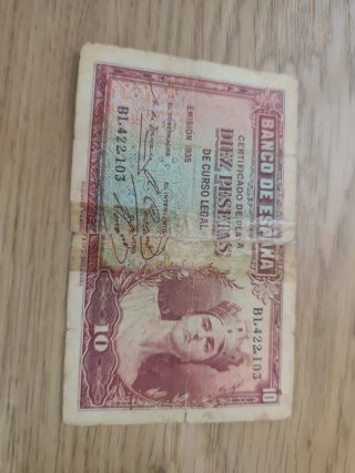 Billetes antiguos españoles
