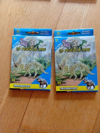 Puzzles 3D Dinosaurios (Varios Modelos)