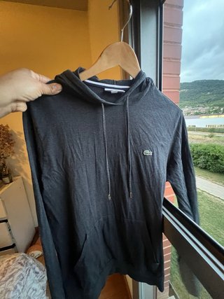 Sudadera Lacoste Regular Fit Gris Talla L