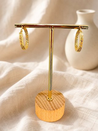 Pendientes Aro Versace Oro 18kl JAE-TRA2363