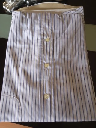 Camisa Rayas Azul y Blanca Peter Jones