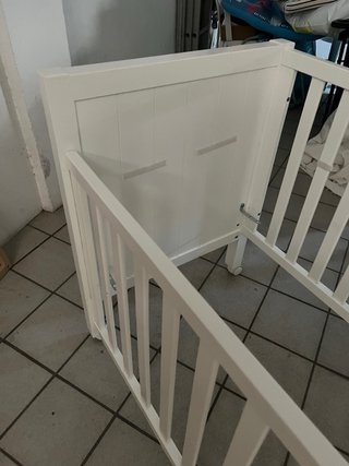 Cuna Pili Carrera 60x120cm Blanca