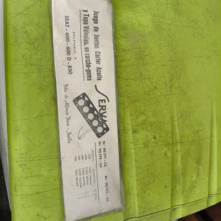 Juego Juntas Carter y Tapa Válvulas SEAT 600/850