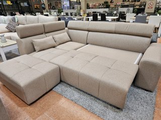 Sofá Cama Beige con Arcón