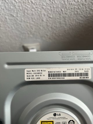 Grabadora DVD LG GH24NSC0 SATA