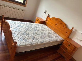 Juego cama madera de pino