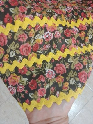 Falda regional multicolor