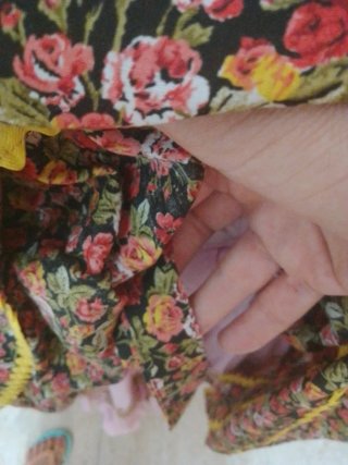 Falda regional multicolor