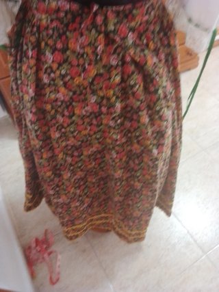 Falda regional multicolor