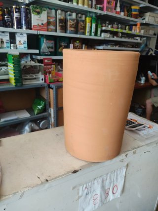 Maceta Tubular Terracota