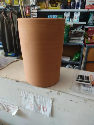 Maceta Tubular Terracota