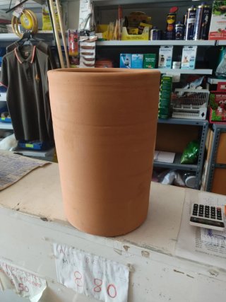 Maceta Tubular Terracota