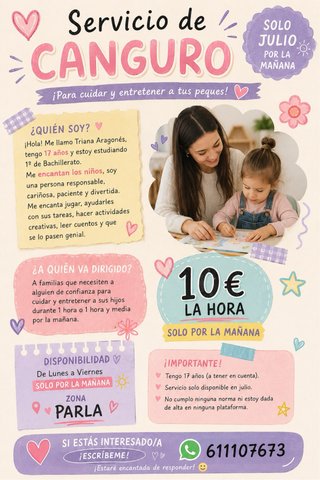 servicio de canguro