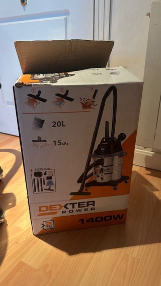 Aspirador Dexter 1400W 20L