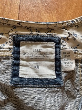 Chaleco vaquero LOGG Talla M