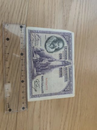 Lote de monedas y billetes españoles