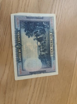Lote de monedas y billetes españoles
