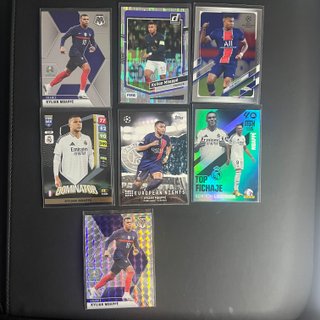 Lote 7 Tarjetas Kylian Mbappé