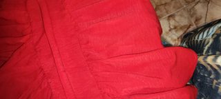 Blusa Verano Roja Escote V