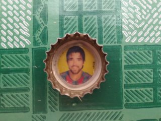 Lote 2 chapas Coca Cola FCB
