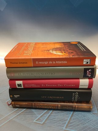 5 novelas, Best sellers, El codice Secreto, El futuro es nuestro, El enigma del cuatro y mas