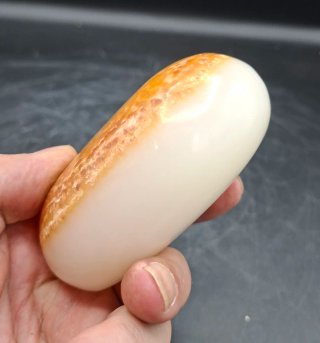 Ágata Piel Serpiente pulida en Caja china