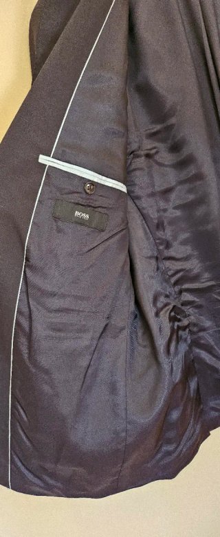 Americana Negra Hugo Boss Hombre talla XL