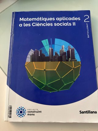 Matemáticas aplicades a les ciencias sociales ll
