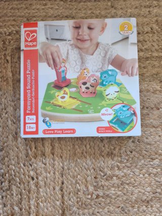 Puzzle Sonidos Granja Hape 7 Piezas