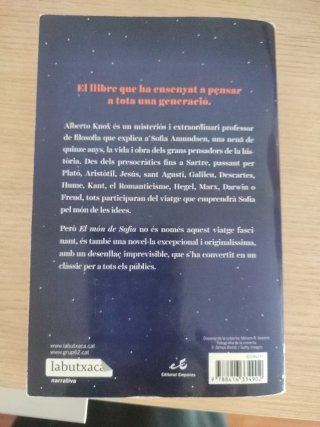 El món de Sofia novel·la sobre la història de l...