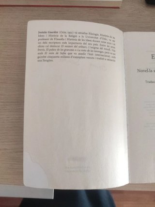El món de Sofia novel·la sobre la història de l...