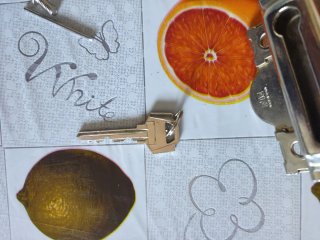 Cerrojo de seguridad con tornillos y llave