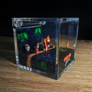 Diorama Donkey Kong Country Nintendo