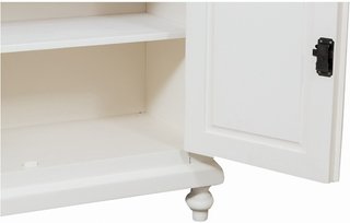 Vetrina credenza in legno massello di tiglio con f