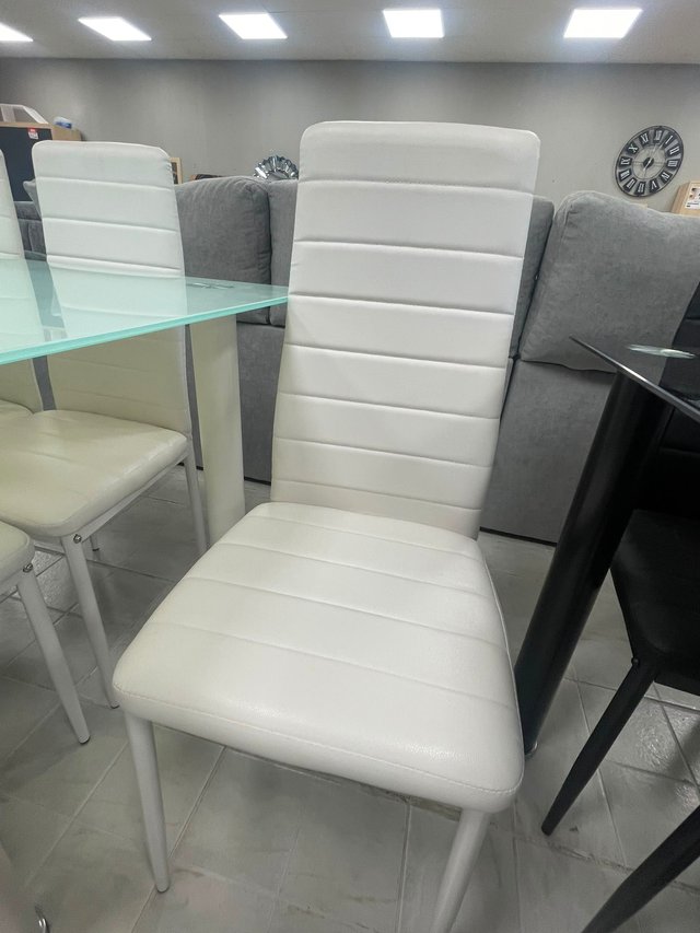 Mesa Comedor Cristal Templado + 6 Sillas